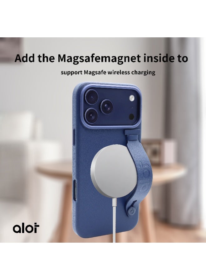 ALot Nobel 17 PRO MAX Magnetic MagSafe Case – Shockproof Protective Phone Cover with Wristband Strap, Raised Camera Protection, Wireless Charging Compatible, Slim Luxury Anti-Scratch Design - Image 5